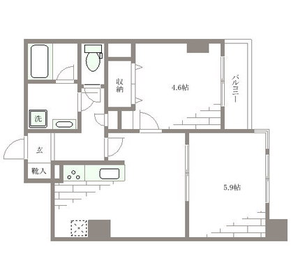 大塚 マンション 2DK