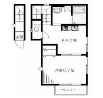 東京都豊島区北大塚１丁目 賃貸アパート 1DK