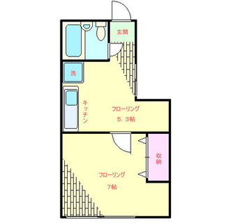 東京都豊島区北大塚３丁目 賃貸アパート 1DK