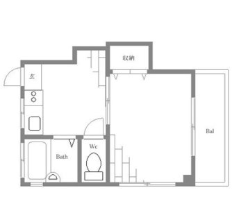 東京都豊島区南大塚２丁目 賃貸マンション 1K